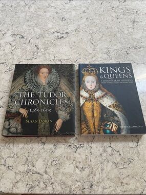 The Tudor Chronicles & Kings & Queens Hardcover Book Set - Coffee Table Books
